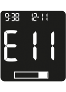 Accu-Chek Instant E-11 virheilmoitus