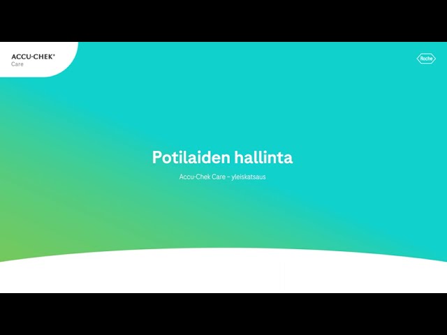 Accu-Chek Care - Potilaiden hallinta